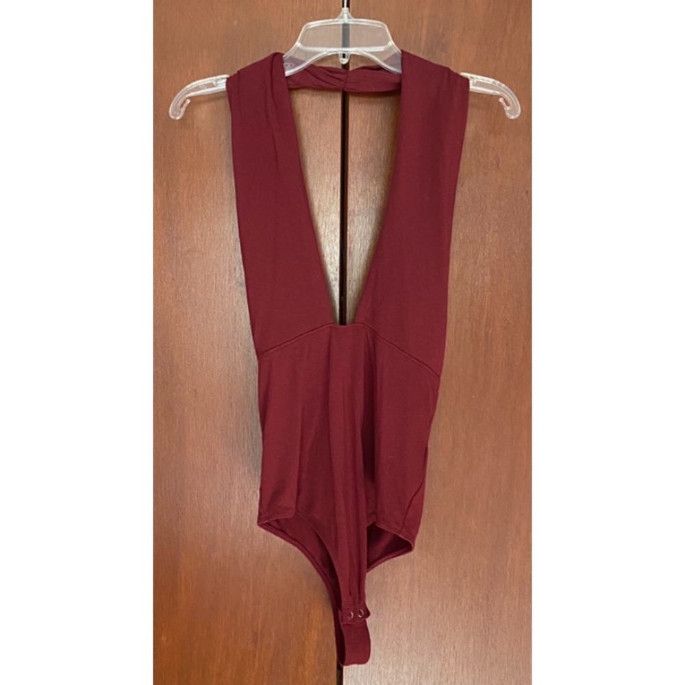 Burgundy Bodysuit